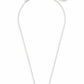 013342 Elisa Necklace Rhodium Ivory MOP