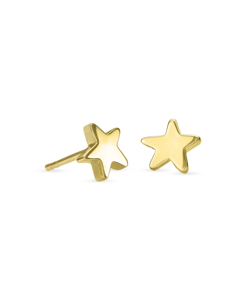 Jae Star Studs 18k Gold Vermeil Earrings - She Chester