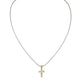 K5190 - AF05 Sm Cross Necklace 18in Chain - She Chester