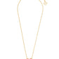 Ari Heart Gold Pendant Necklace In Magenta Magnesite