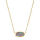 Elisa Pendant Necklace In Multicolor Drusy