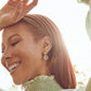 Presleigh Love Knot Drop Earrings In Rose Gold