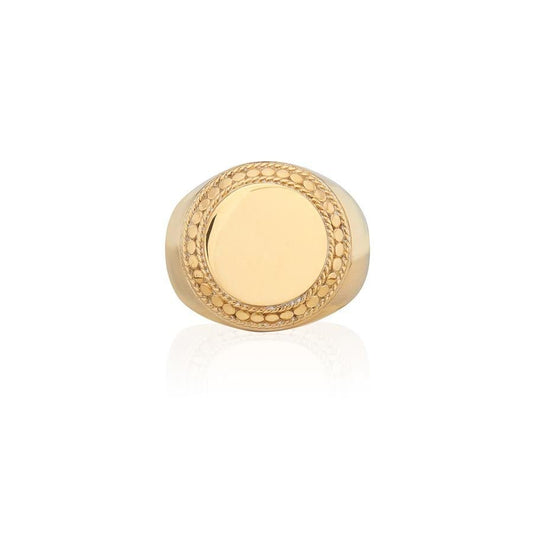 Large Smooth Signet Ring - She Chester