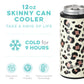 Luxy Leopard Skinny Can Cooler