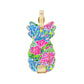 Lilly Pulitzer Bunny Business Luggage Tag