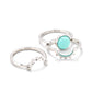 Sienna Sun Ring - Rhod Blue Mag - sz 5