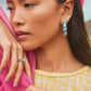 Sienna Sun Ring - Rhod Blue Mag - sz 5