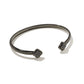 Mallory Cuff Black Gunmetal Drusy - She Chester