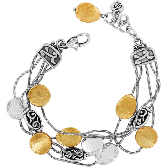 Mediterranean Bracelet Silver Gold - She Chester