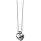 Meridian Silver Heart Necklace - JM7291 - She Chester
