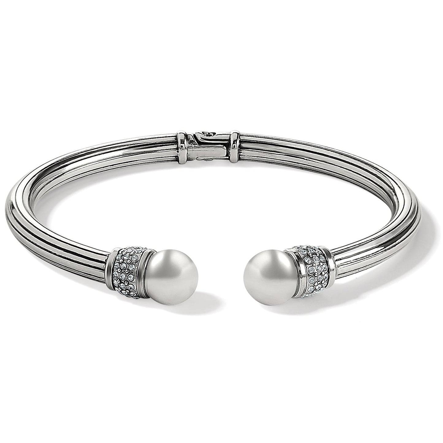Meridian Silver Hinge Cuff - JF0011 - She Chester