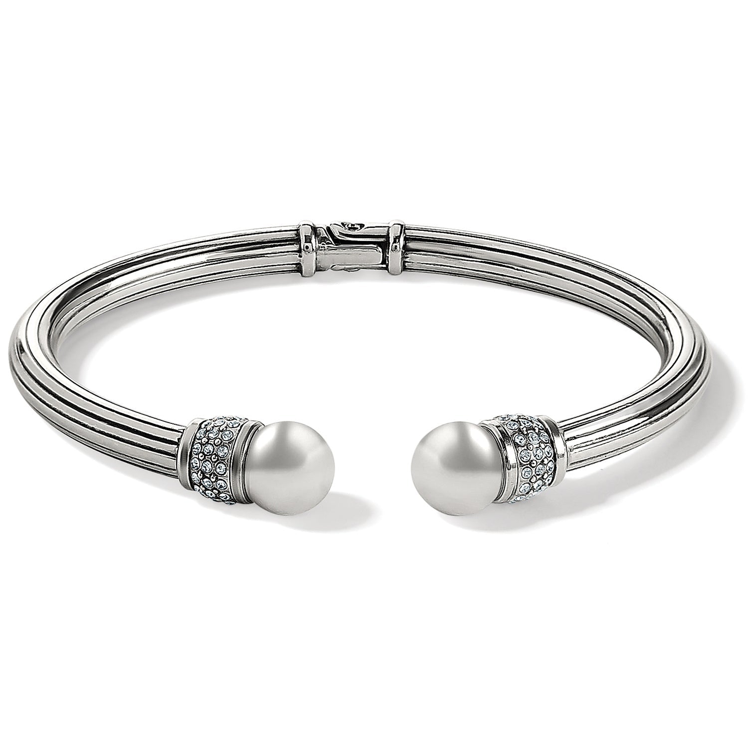 Meridian Silver Hinge Cuff - JF0011 - She Chester