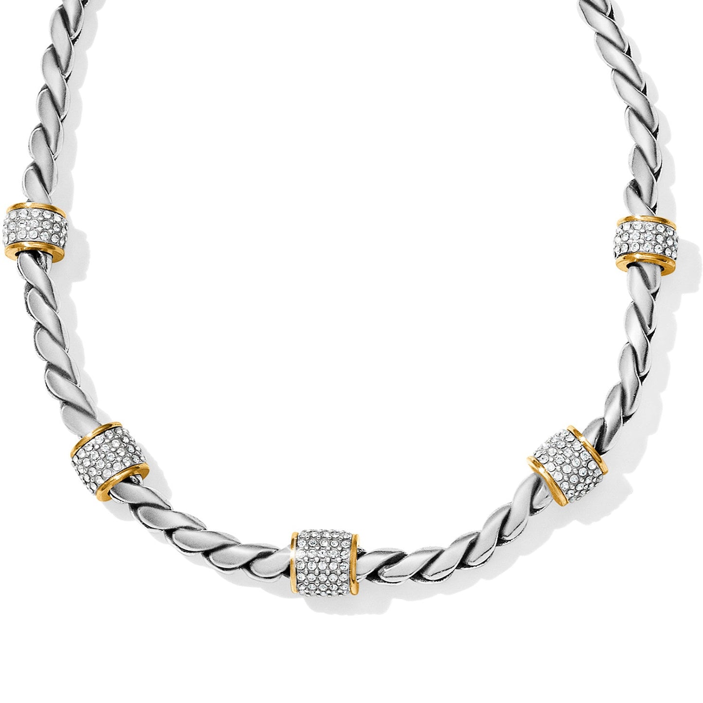 Meridian Two Tone Necklace - JN3480 - She Chester
