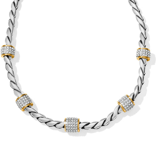 Meridian Two Tone Necklace - JN3480 - She Chester