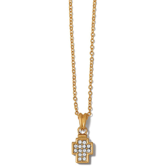 Meridian Zenth Gold Cross Necklace - JM7373 - She Chester