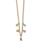 Meridian Zenth Gold Prism Necklace - JM7376 - She Chester