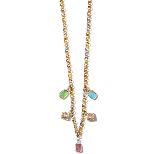 Meridian Zenth Gold Prism Necklace - JM7376 - She Chester