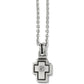 Meridian Zenth Silver Cross Necklace - JM7372 - She Chester