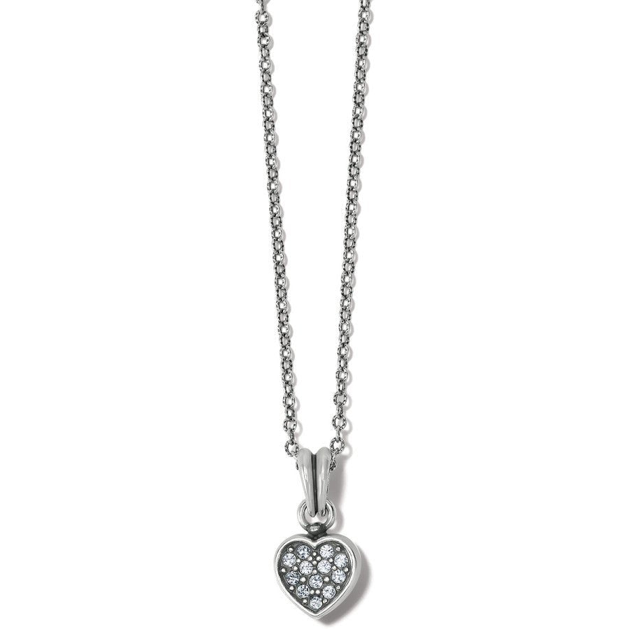Meridian Zenth Silver Heart Necklace - JM7370 - She Chester