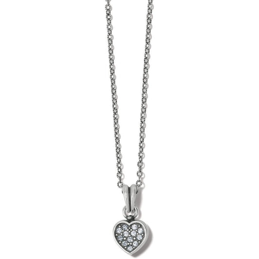 Meridian Zenth Silver Heart Necklace - JM7370 - She Chester