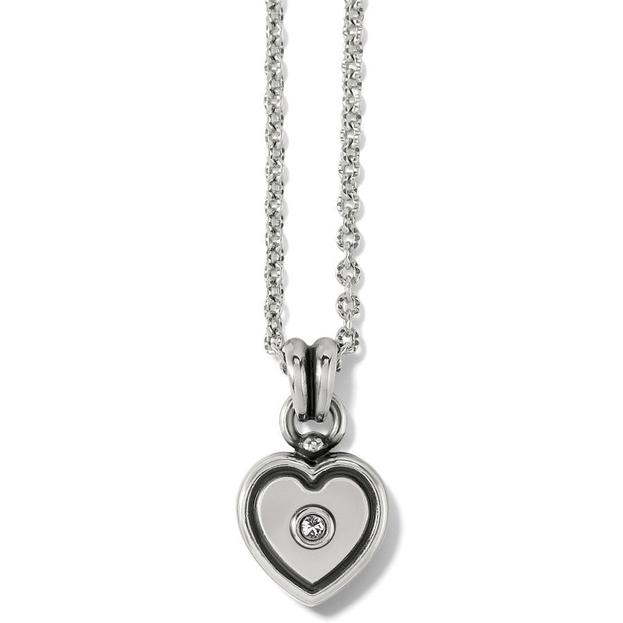 Meridian Zenth Silver Heart Necklace - JM7370 - She Chester
