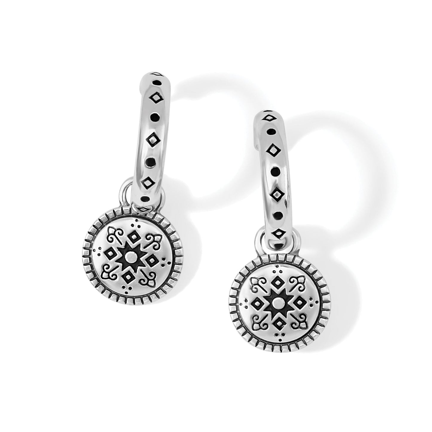 Mosaic Post Hoop Earrings - JA9000 - She Chester