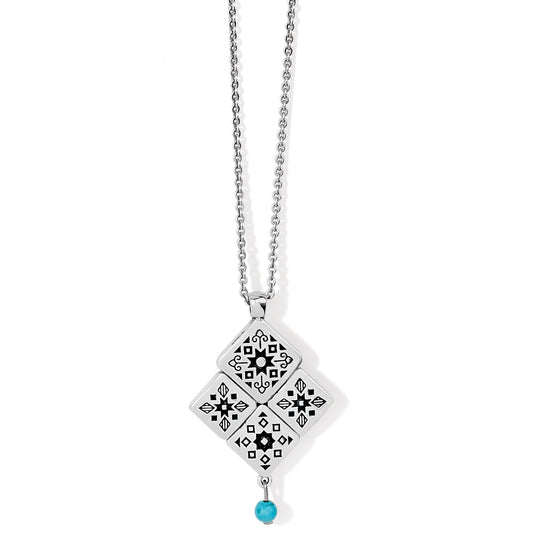 Mosaic Tile Necklace - JM6873 - She Chester