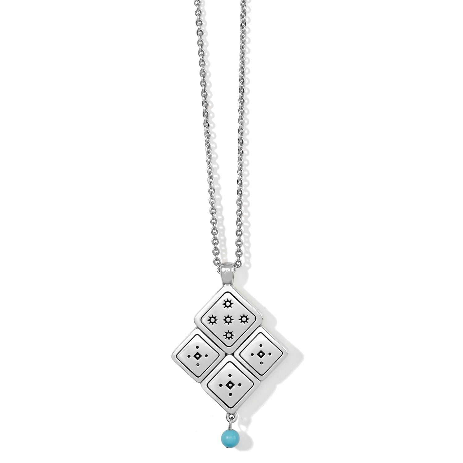 Mosaic Tile Necklace - JM6873 - She Chester