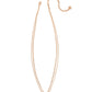 BROOKE MULTI STRAND NECKLACE ROSE GOLD METAL