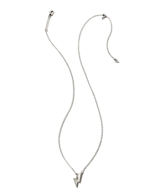 Bolt Rhod Pendant Necklace