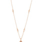 NOLA SHORT PENDANT NECKLACE ROSE GOLD ROSE GOLD DRUSY - She Chester