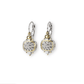 Nouveau CZ French Wire Earrings F3900 - AF00 - She Chester