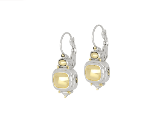 Nouveau Gold Dome French Wire Earrings F2743 - A000 Earrings - She Chester