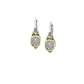 Nouveau Pavé Verticle French Wire Earrings F3930 - AF00 - She Chester