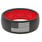 Original Hero Black/Red Flag Groove Ring - She Chester