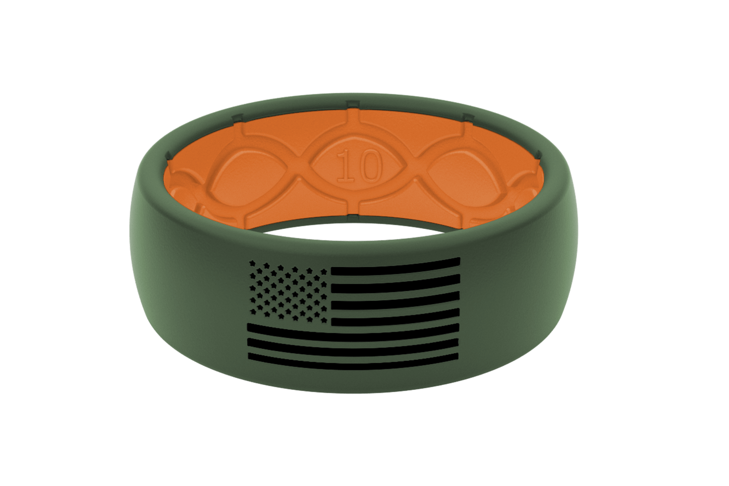 Original Hero Moss/Orange Groove Ring - She Chester