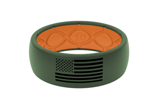Original Hero Moss/Orange Groove Ring - She Chester