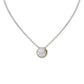 OVAL LINK COLLECTION LANNA SOLITAIRE PAVÉ NECKLACE - She Chester