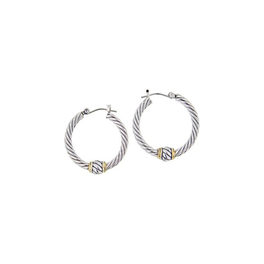 Oval Link Small Hoop Earrings - She Chester