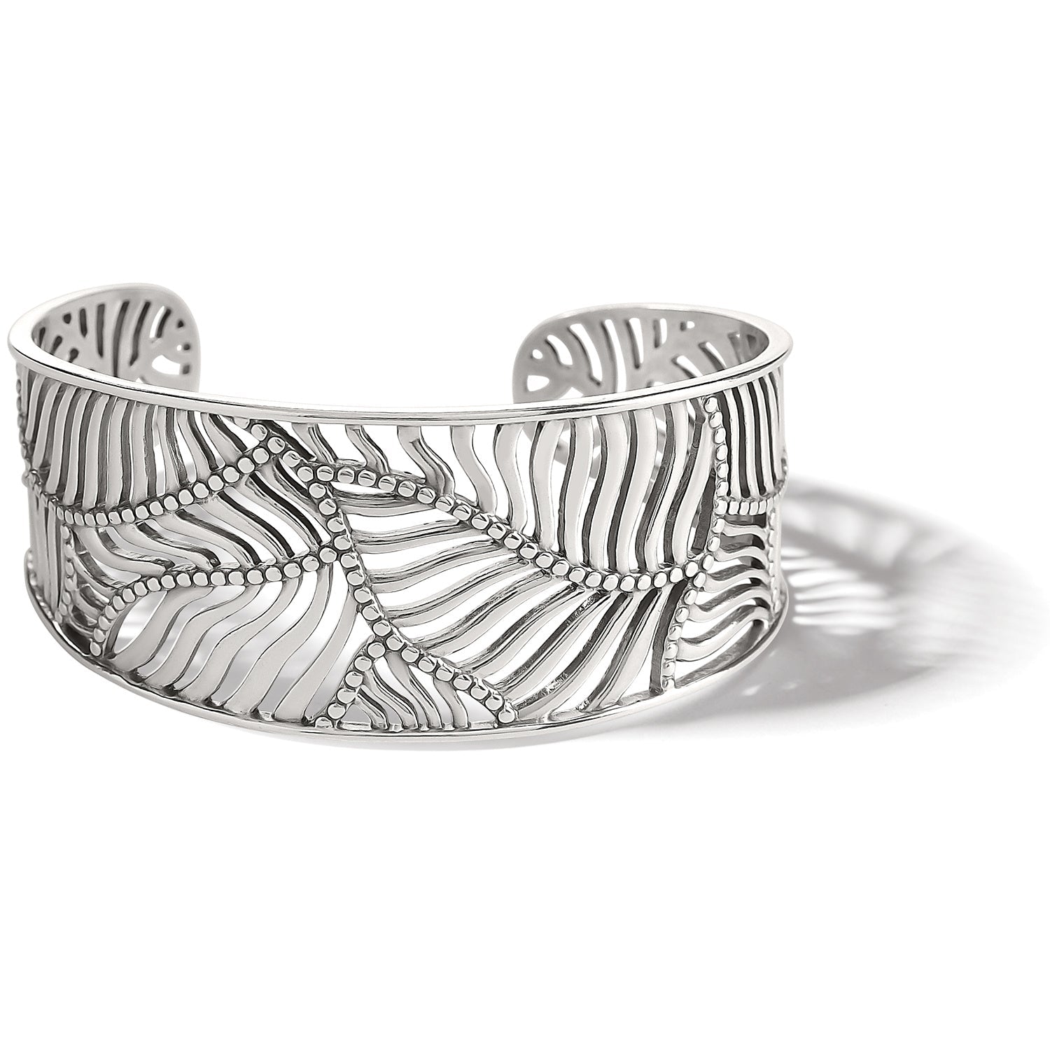 Palmetto Large Silver Cuff - JF0003 - She Chester