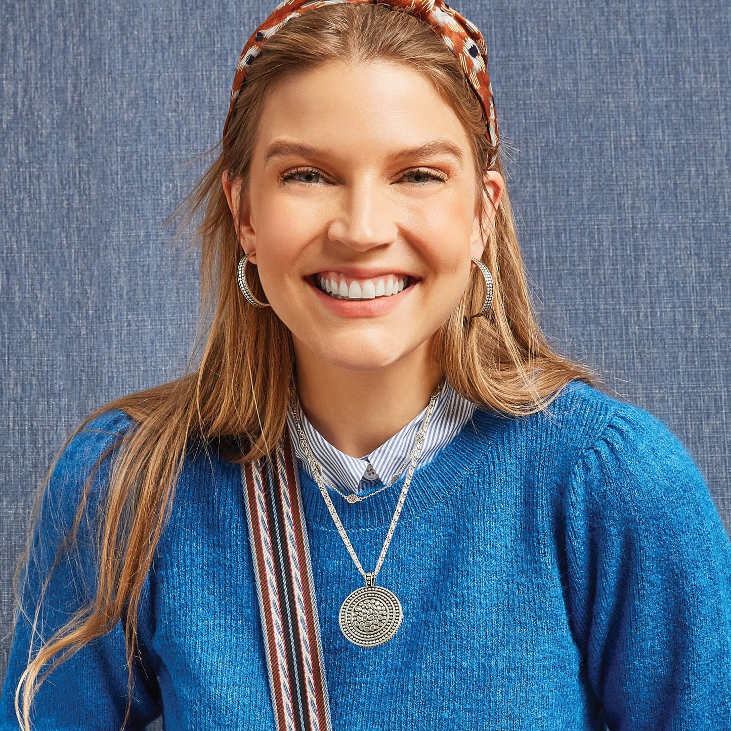 Pebble Long Pendant Necklace - She Chester
