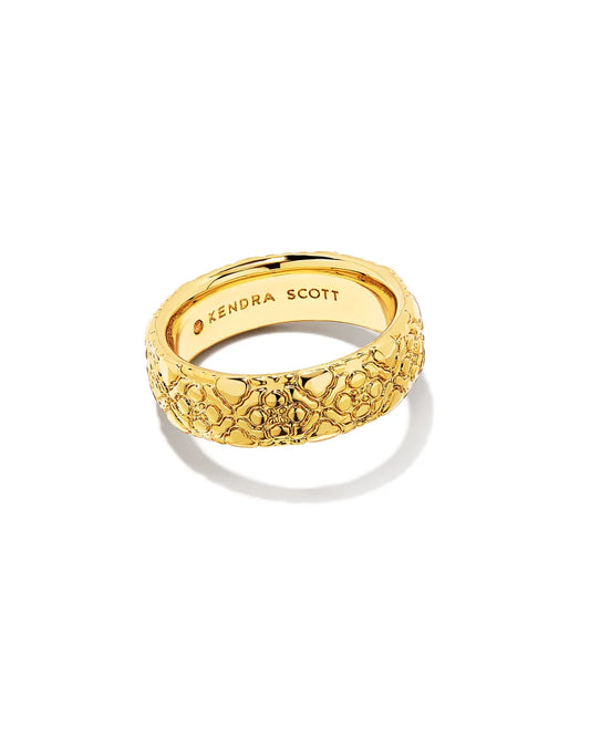 Harper Gold Band Ring - sz 9
