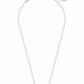 Elisa Necklace Rhodium Peridot Illusion