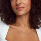 Nola Silver Platinum Drusy Necklace
