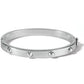 Pretty Tough Groove Hinge Bangle - JF9920 - She Chester