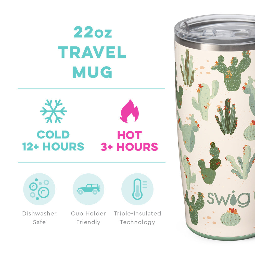 Prickly Pear 22oz Travel Mug