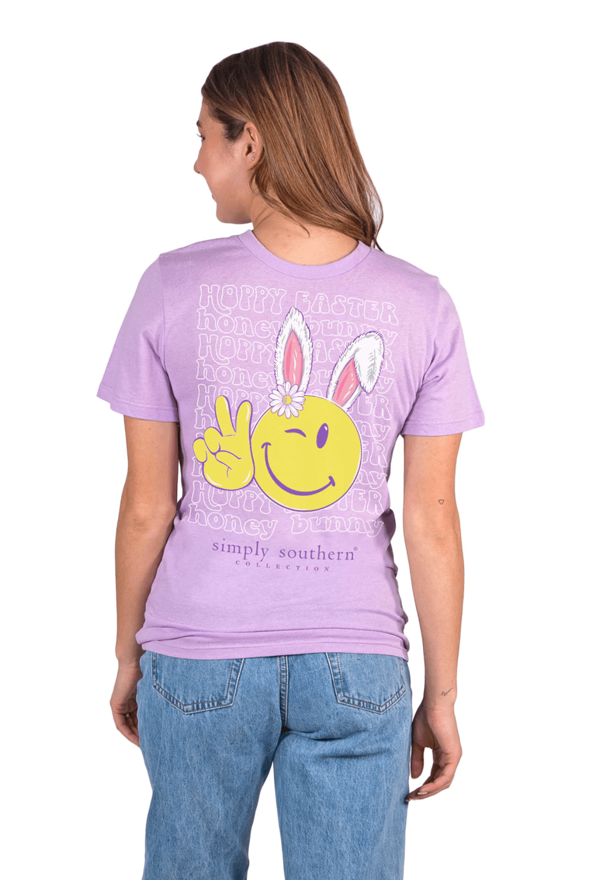 Purple Smile Bunny SS Tee - She Chester