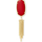 Rayne Gold/Bright Red Ncklace - She Chester