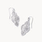 Abbie Drop Earrings Rhodium Metal