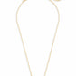 Elisa Gold/Rose Quartz Necklace